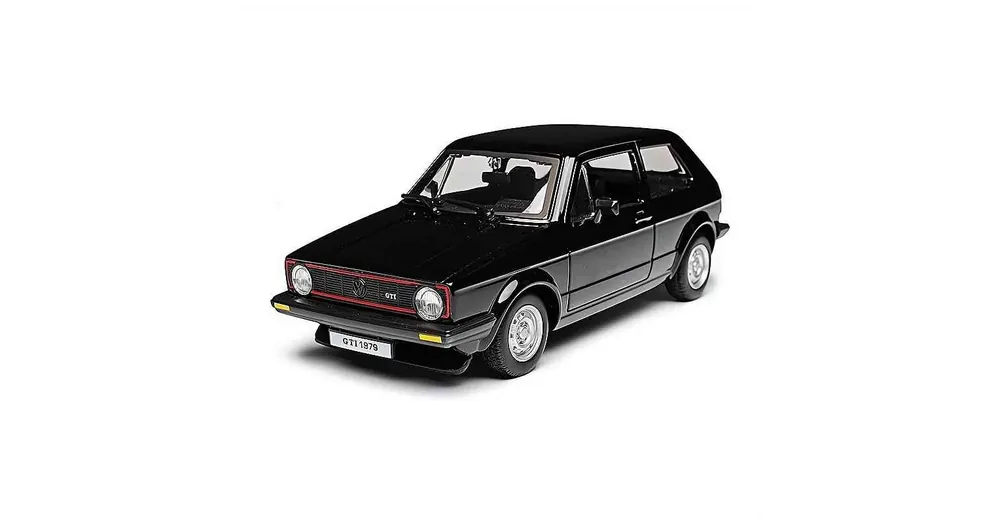 Volkswagen Golf MK 1 GTI (1979) fekete – 1 24 méretarányos fém modellautó és játékautó Bburago Rendeld meg most