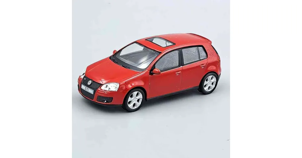 Volkswagen Golf 5 GTI piros – 1 43 méretarányos fém modellautó Cararama Újdonság