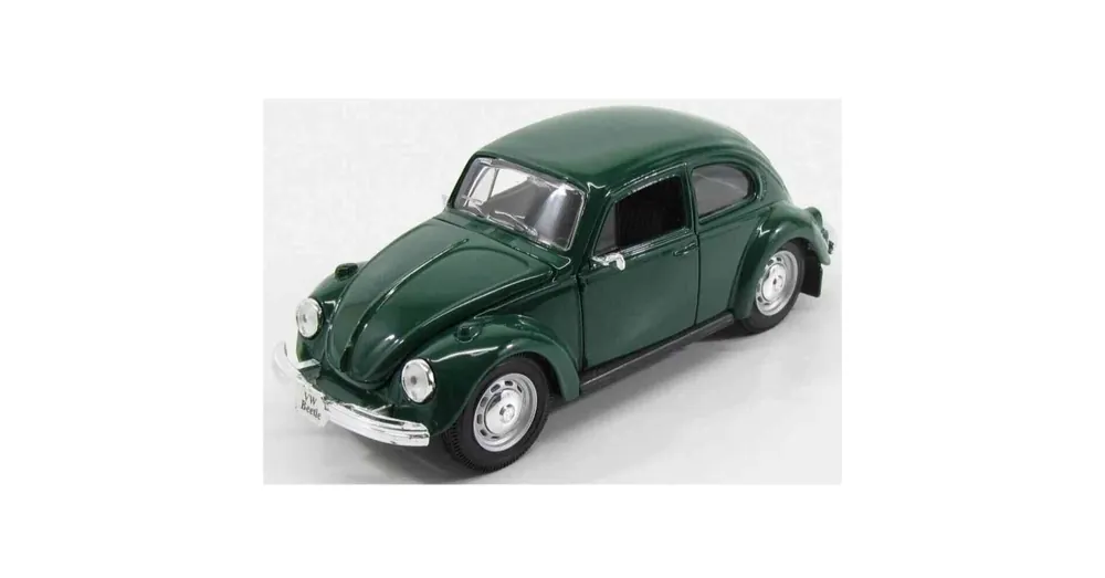 Volkswagen Beetle zöld – 1 24 méretarányos fém modellautó és játékautó Maisto Prémium