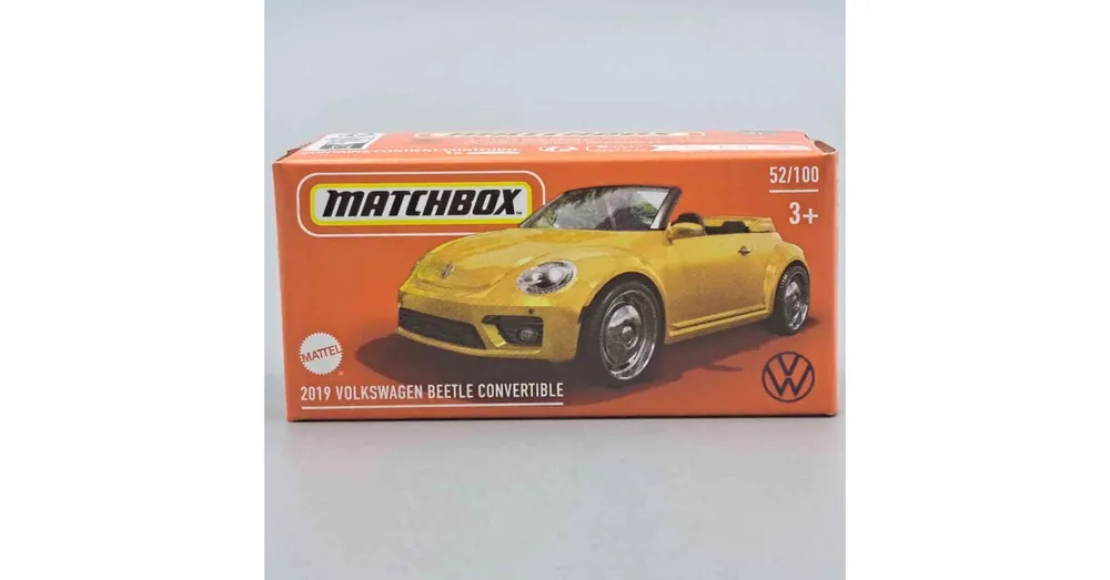 Volkswagen Beetle Convertible (2019) sárga – 1 64 játékautó Matchbox 52/100 Expressz szállítás