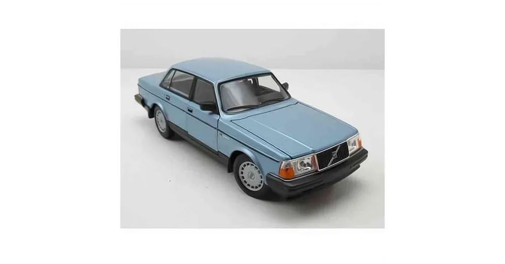 Újdonság Volvo 240 GL kék – 1 24 méretarányos fém modellautó és játékautó Welly