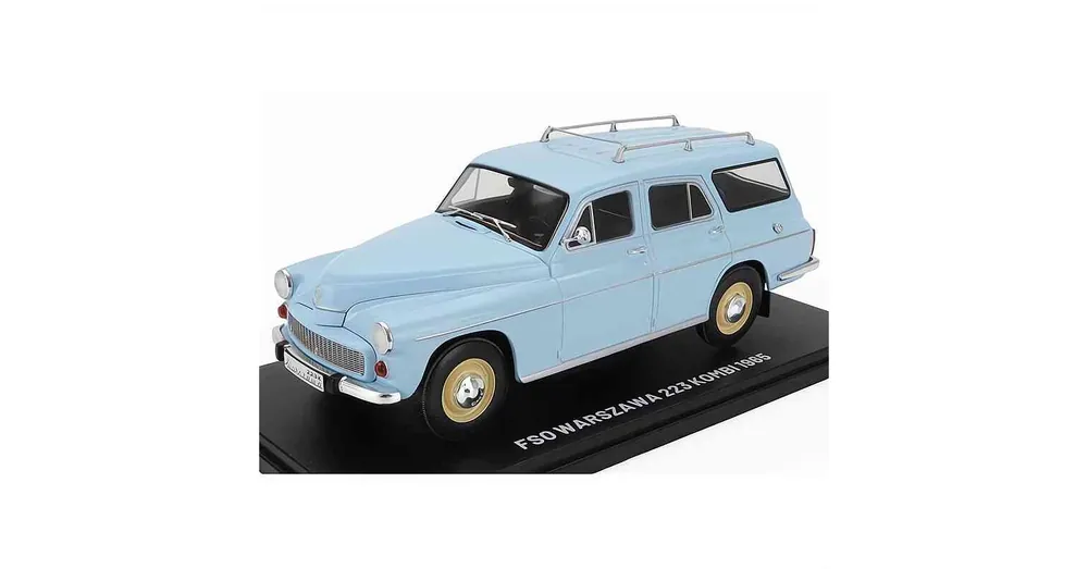 FSO Warszawa 223 Kombi (1965) kék – 1 24 méretarányos fém modellautó Edicola Árengedmény