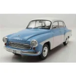 Szuper akció Wartburg 312 (1965) kék/fehér – 1 24 méretarányos fém modellautó Whitebox