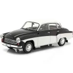 Wartburg 312 (1971) fekete/fehér – 1 24 méretarányos fém modellautó Whitebox Kedvezményes ár