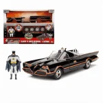 Olcsóbb Batmobil Batman figurával (1966) fekete – 1 24 méretarányos építhető modellautó Jada