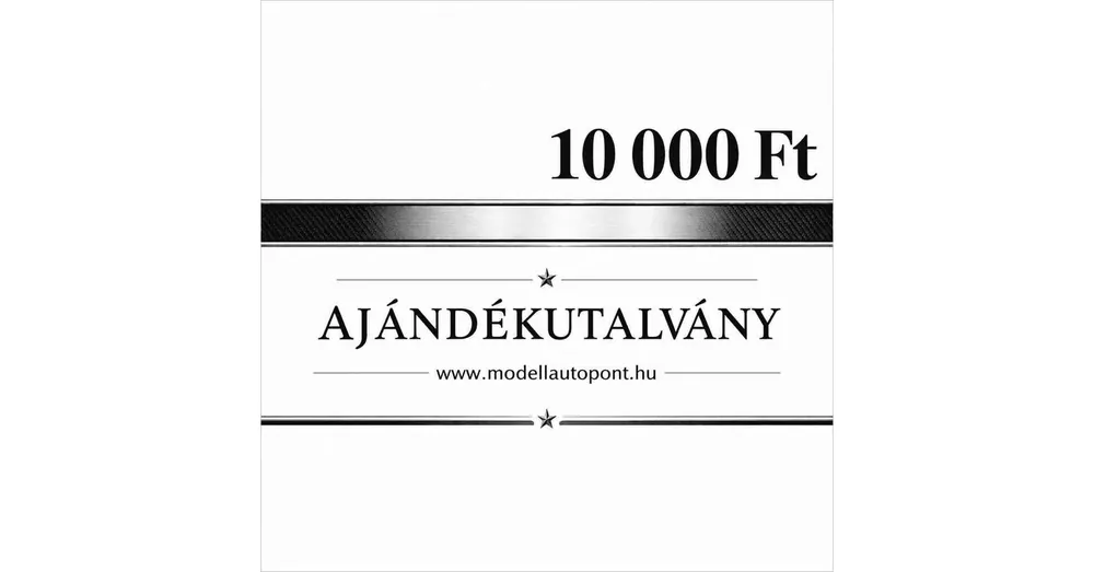 Ajándékutalvány – 10 000 Ft Különleges ajánlat