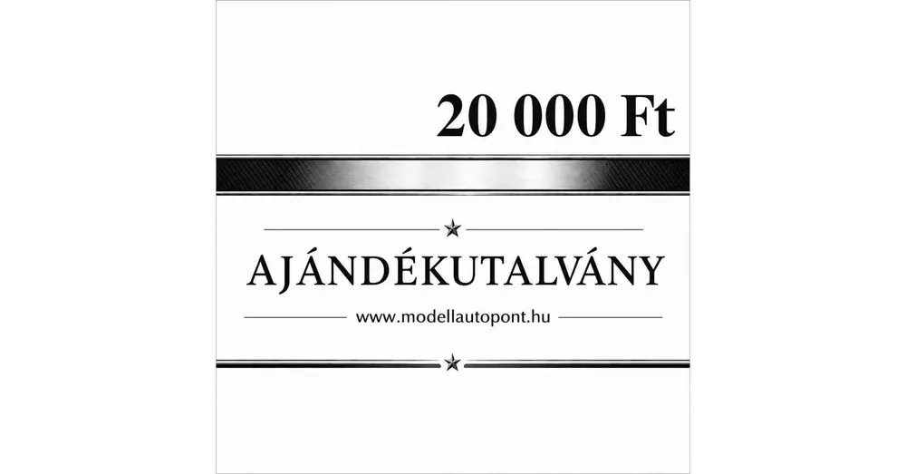 Ajándékutalvány – 20 000 Ft Kedvezmény