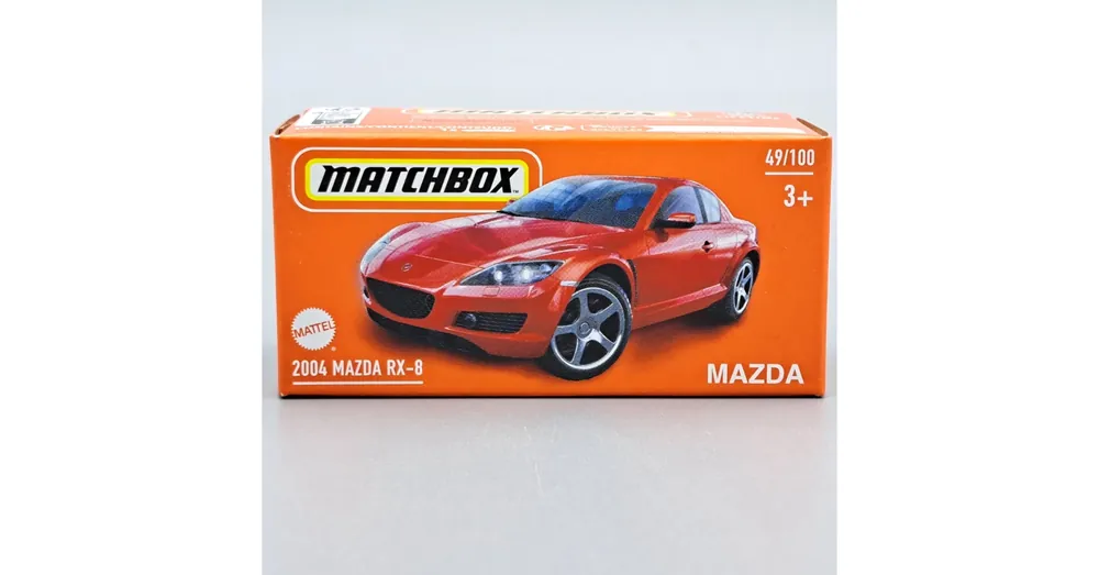 Újdonság Mazda RX-8 2004 piros 1 64 Matchbox