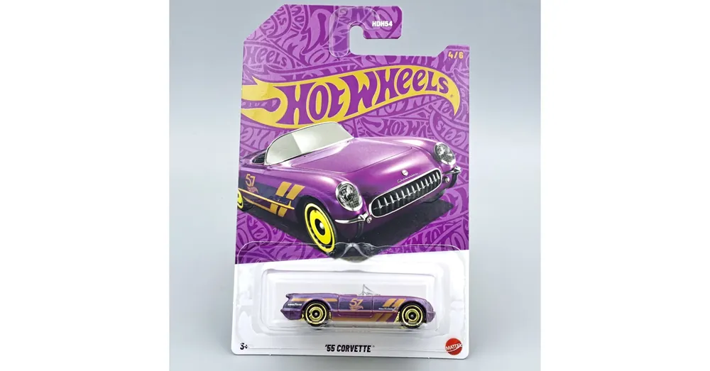 Corvette 1955 Pearl Chrome Hot Wheels Rendeld meg most