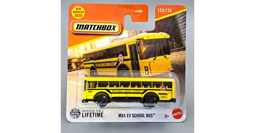 Gyors szállítás MBX EV School Bus 1 64 Matchbox modell B