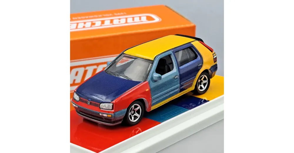 Kedvezményes ár Volkswagen Golf 3 1995 Matchbox Harlekin