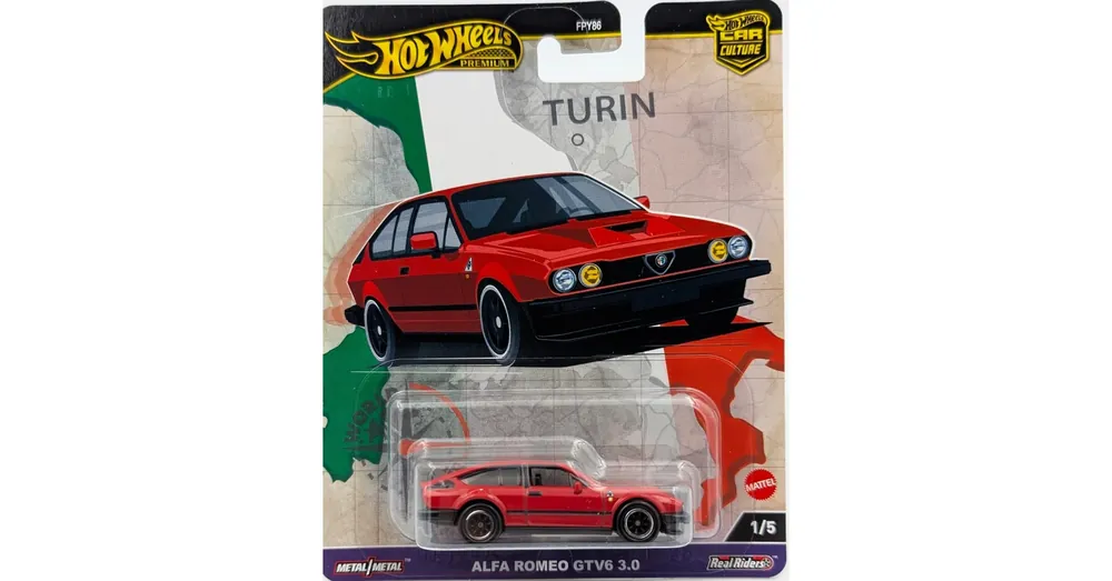 Biztonságos fizetés Alfa Romeo GTV6 Hot Wheels Car Culture