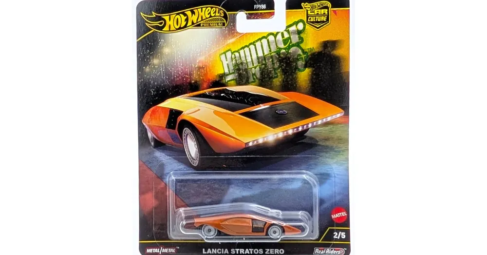 Lancia Stratos Zero narancs Hot Wheels Gyors kiszállítás