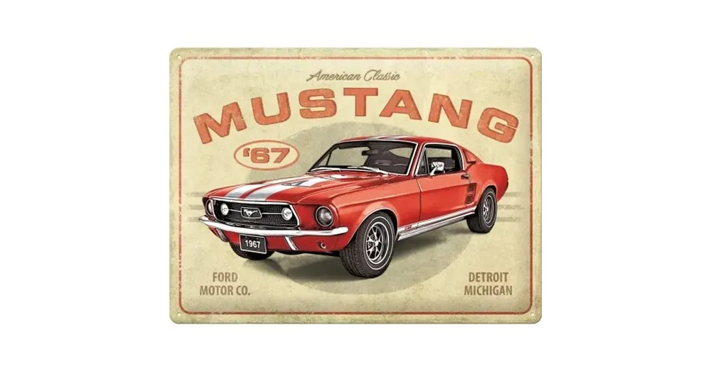 Nostalgic Art fém tábla Ford Mustang 67‘ Árcsökkenés
