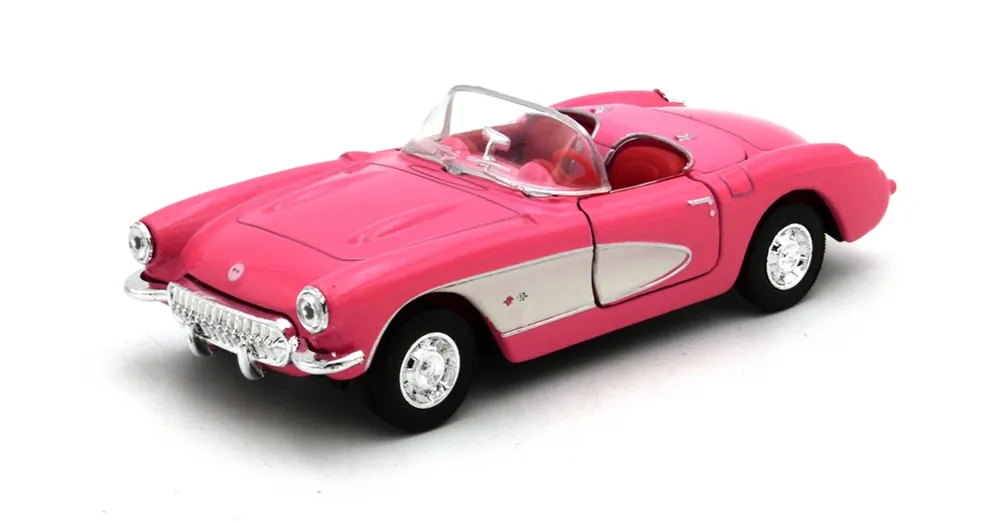 Árcsökkenés Chevrolet Corvette 1957 Welly Rózsaszín