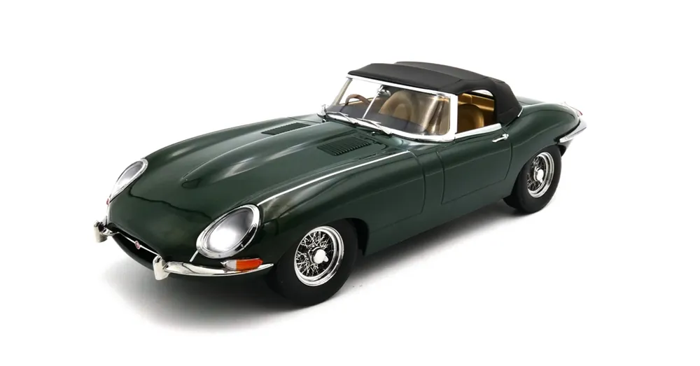 Biztonságos vásárlás Jaguar E-Type Cabriolet 1961 1 18 Zöld