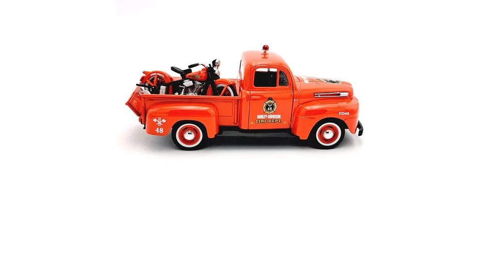 Ford F1 Pick-up 1936+Harley Tűzoltó 1 24 Korlátozott ajánlat