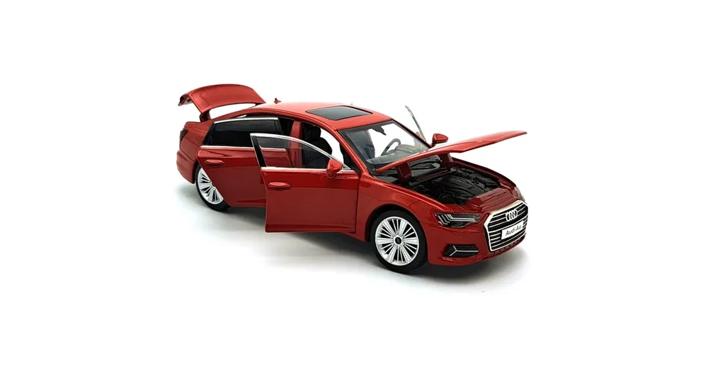 Legkelendőbb Audi A6 1 32 piros Tayumo játékautó
