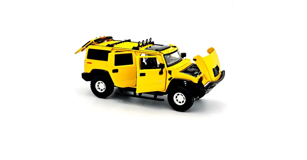 Expressz kézbesítés Hummer H2 SUV 1 32 Tayumo Sárga játék
