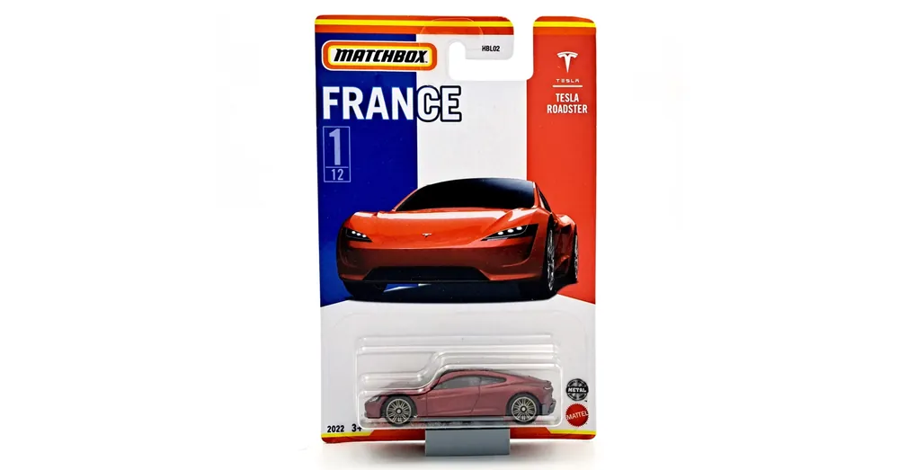 Utolsó esély Tesla Roadster Matchbox France 1 64