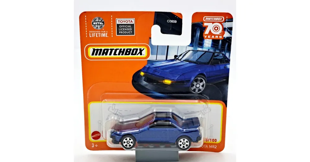 Toyota MR2 1984 Matchbox Modellautó B Legkelendőbb