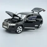 Expressz szállítás Audi Q7 1 32 fekete Tayumo játékautó