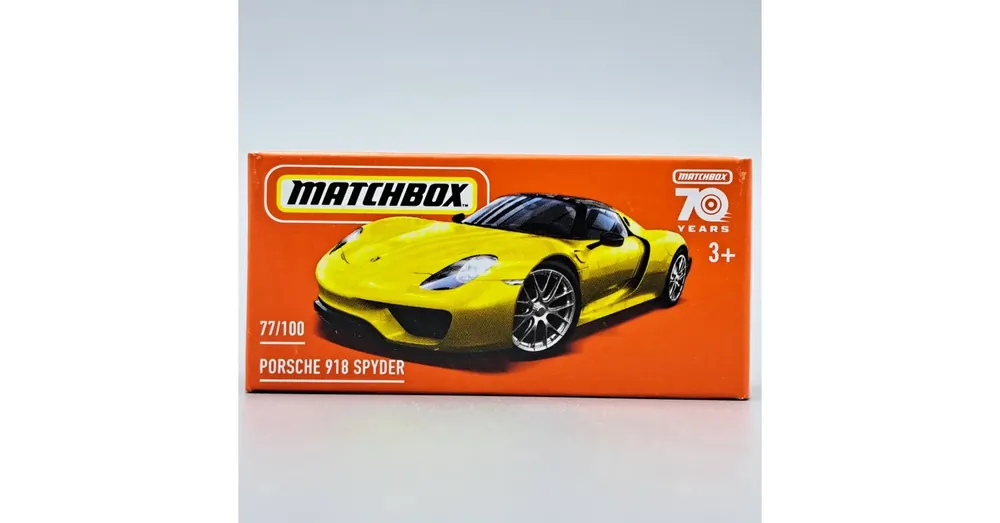 Outlet Porsche 918 Spyder sárga Matchbox D