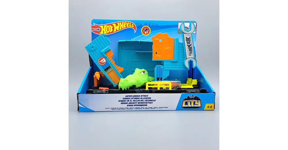 Árengedmény Hot Wheels Pálya Krokodil