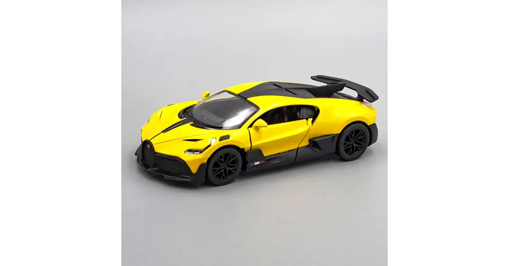 Árengedmény Bugatti Divo Kinsmart modellautó sárga
