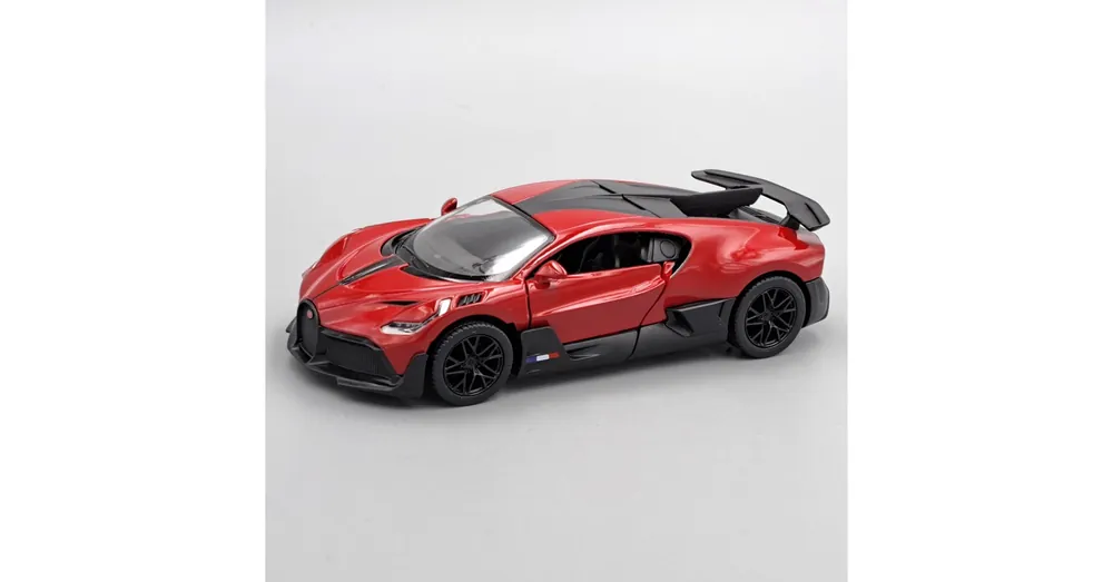 Bugatti Divo Kinsmart modellautó bordó Újdonság