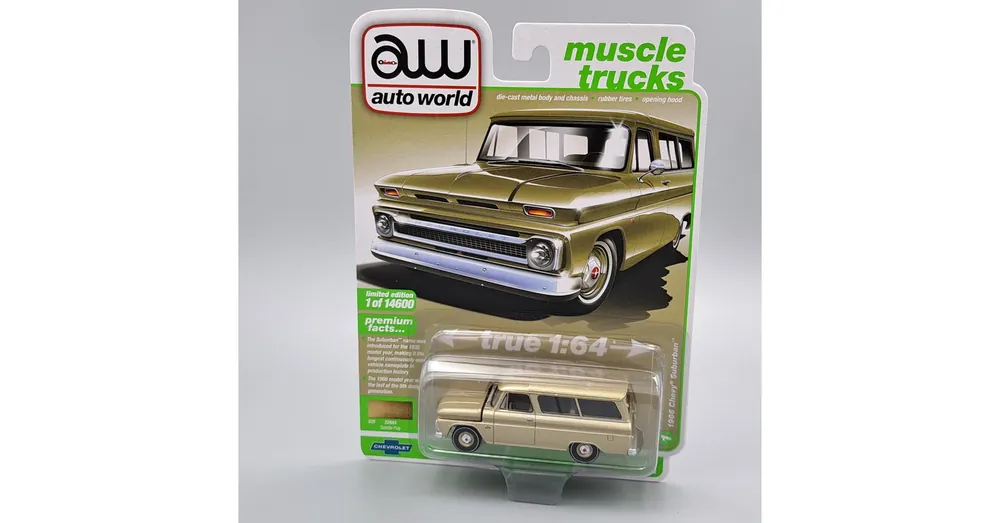 Szezonális akció Chevrolet Suburban 1 64 AutoWorld arany
