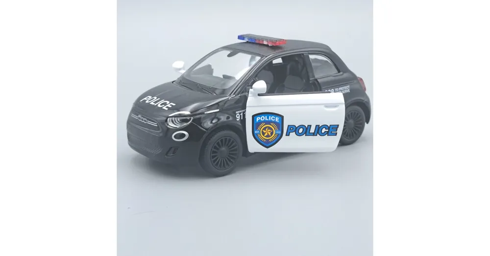 Vedd meg most Fiat 500e Police kinsmart modellautó