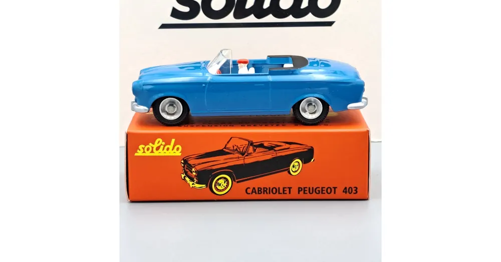 Szuper akció Peugeot 403 Cabriolet 1959 1 43 Solido
