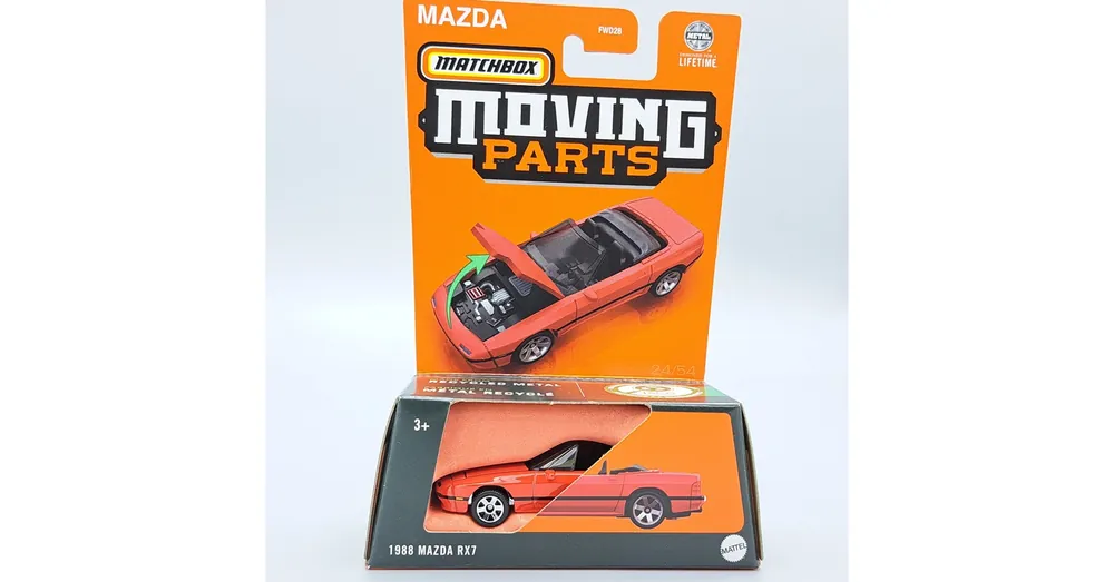 Mazda RX7 1988 1 64 Matchbox Moving Part Végkiárusítás