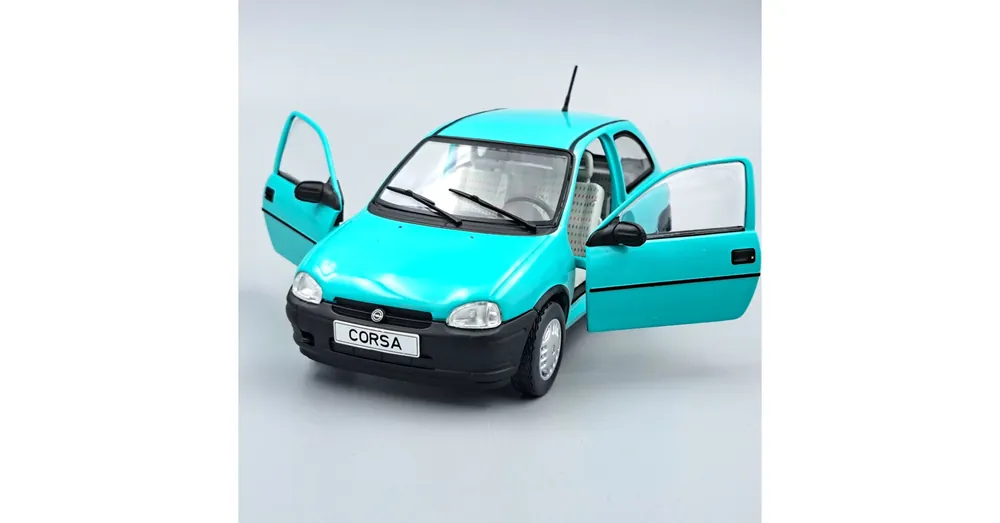 Opel Corsa B 1 24 White Box autó modell Biztonságos fizetés