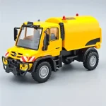 Gyors szállítás Mercedes Unimog útseprő játékautó Maisto
