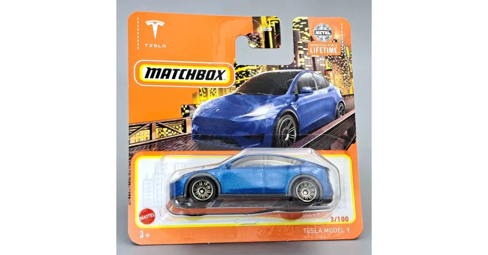 Tesla model Y 1 64 Matchbox kék B Rendeld meg most