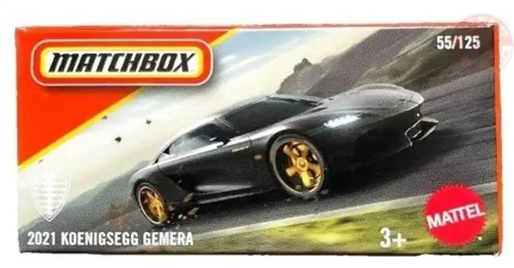 Ne maradj le Koenigsegg Gemera 1 64 Matchbox fekete D