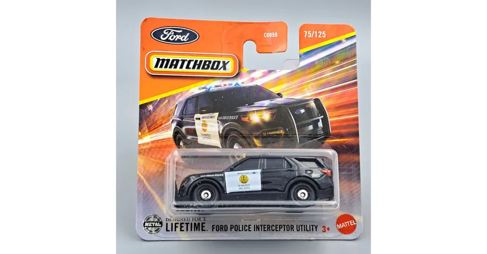 Szuper akció Ford Police utility 1 64 Matchbox B