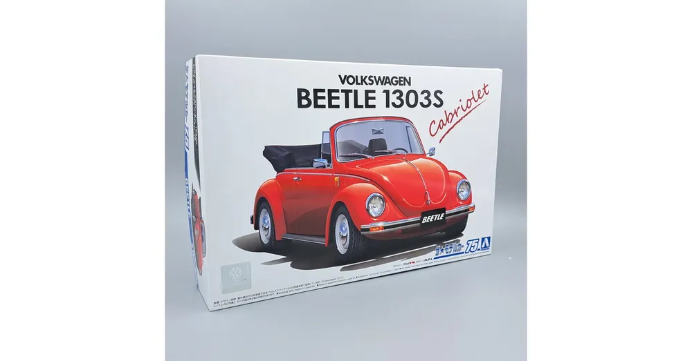 Népszerű Volkswagen Beetle építhető makett piros