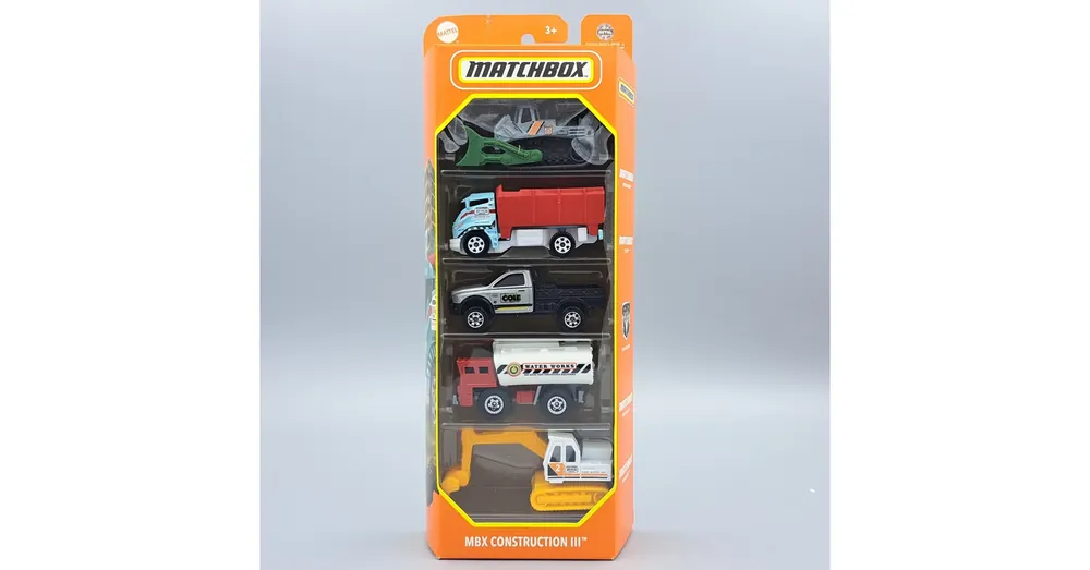 Matchbox 5db-os szett-MBX Construction Újdonság