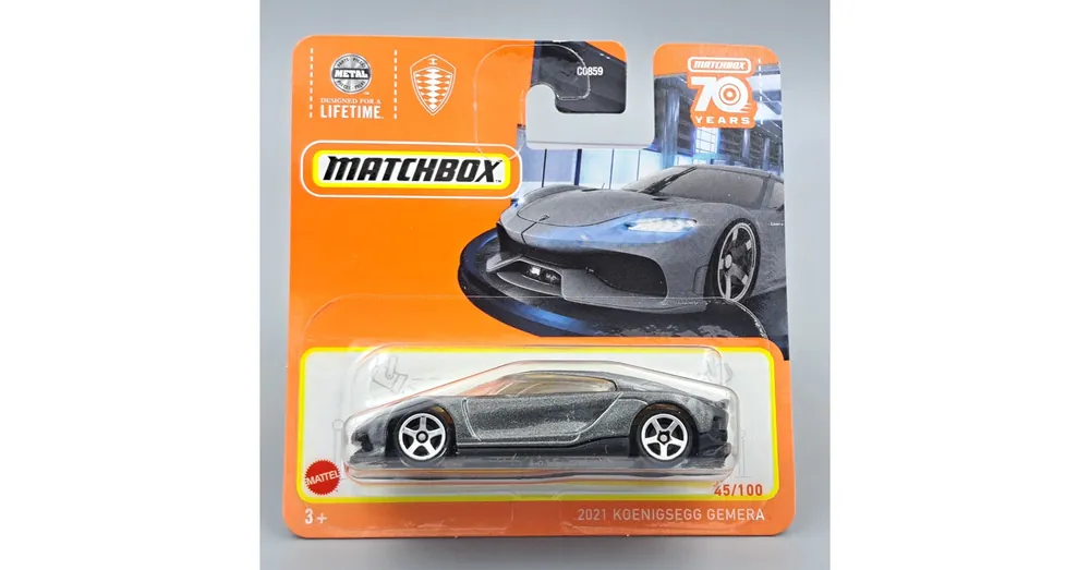 Azonnal elérhető Koenigsegg Gemara 1 64 Matchbox szürke B