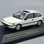 Vásárlói kedvenc Honda Civic 1987 1 43 modellautó fehér