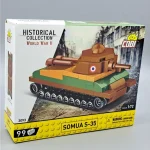 Cobi Somua S-35 tank 1 72 99-db-os 3093 Népszerű