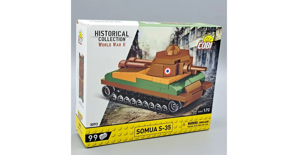 Cobi Somua S-35 tank 1 72 99-db-os 3093 Népszerű