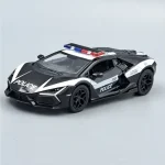 Akció Lamborghini Revuelto rendőr Kinsmart