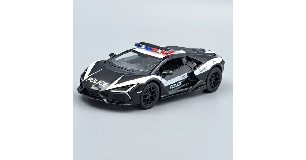 Akció Lamborghini Revuelto rendőr Kinsmart