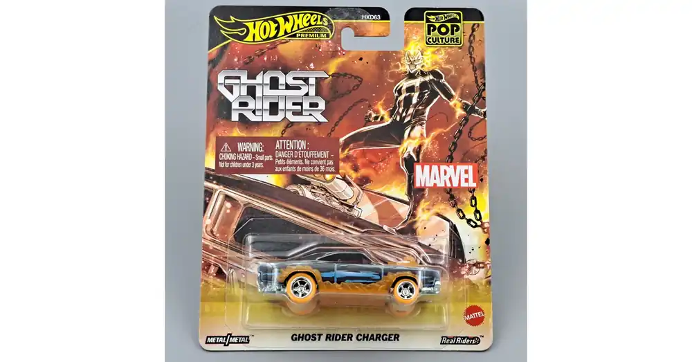 Újdonság Ghost Rider Charger Marvel Hot Wheels