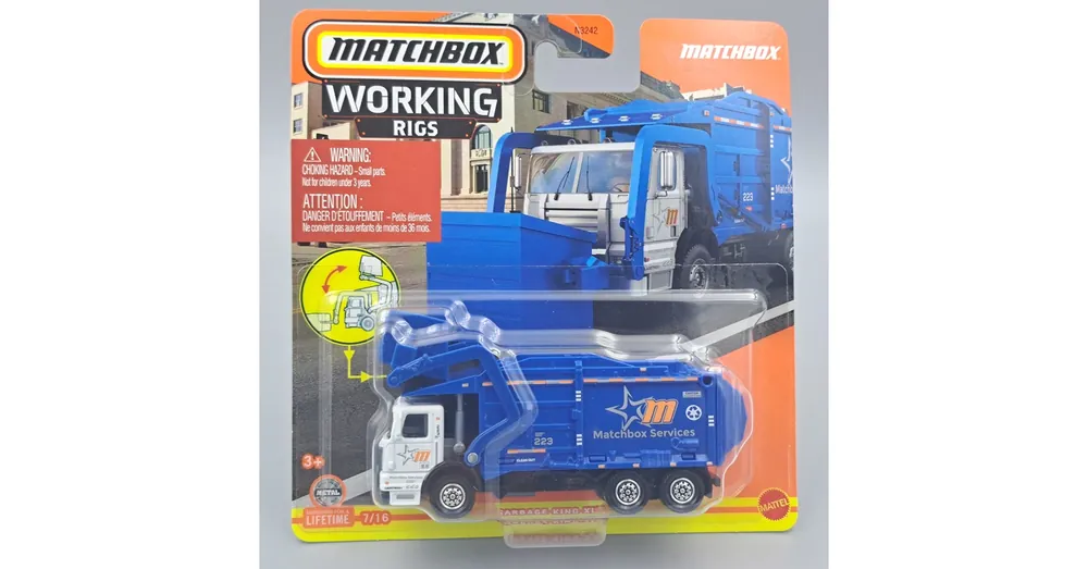 Vedd meg online Garbage King XL Matchbox Working Rigs