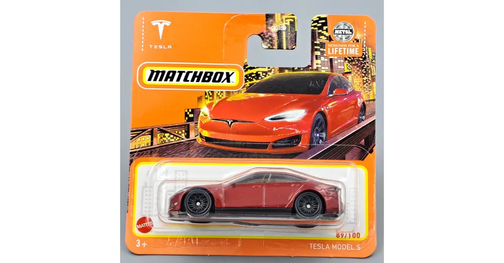 Tesla Model S 1 64 piros Matchbox B Alacsony ár